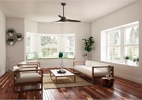 Miniatura 6 de Hunter Ventilador de techo Mosley Premier de bronce con clasificación húmeda de 52 pulgadas y control de pared