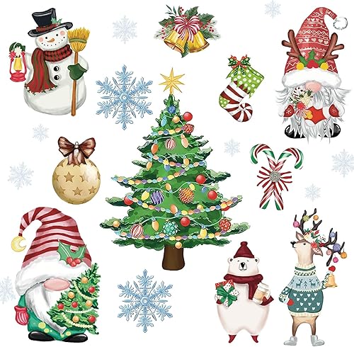 12 imanes de Navidad para refrigerador, decoración magnética para refrigerador, calcomanías de automóvil de Navidad, imanes de nevera para árbol de disponible en Yaxa El Salvador