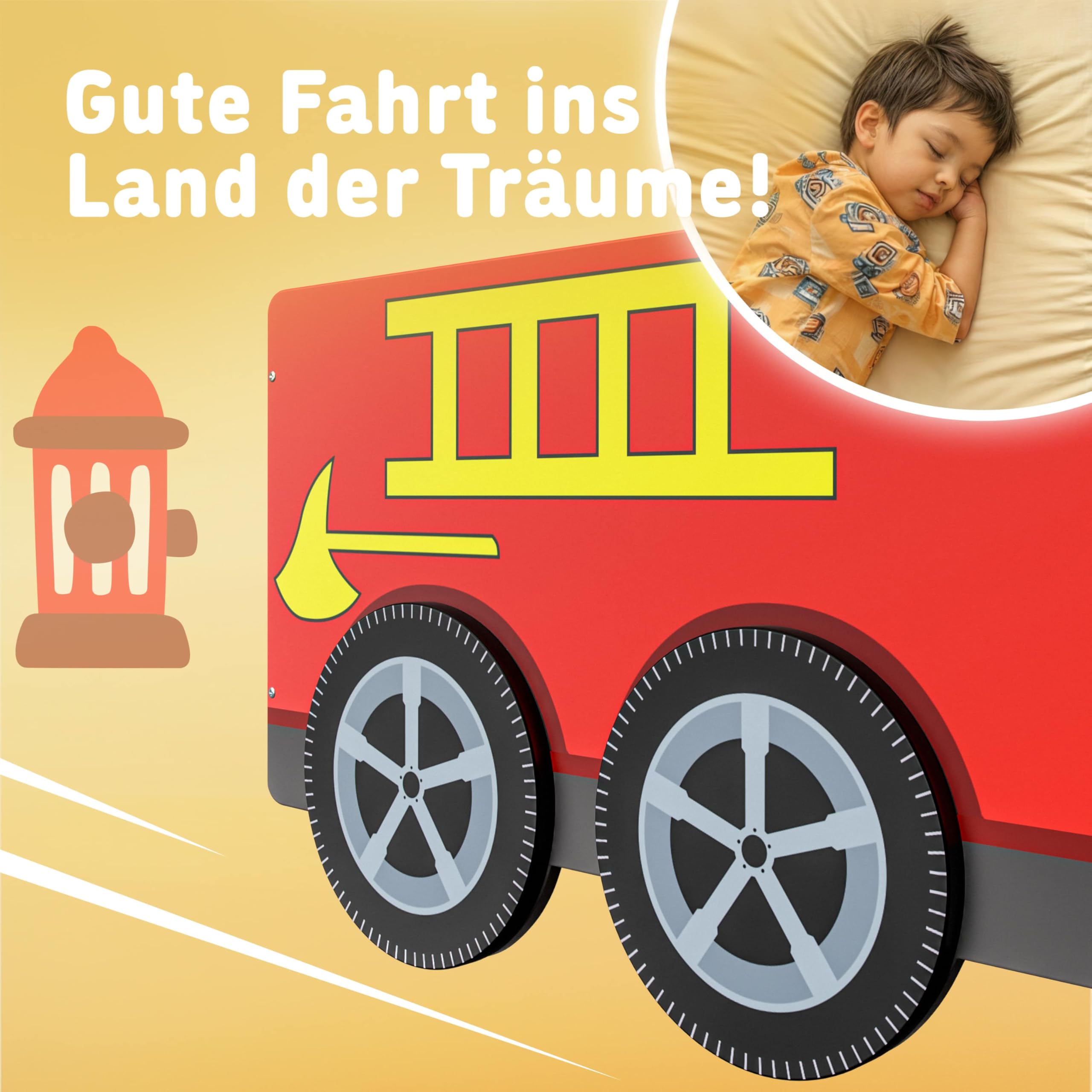 Couverture Enfant Camion De Pompier / Voiture Police 100x130 Cm – Ultra Douce Microfibre Imprimée, Polaire Sherpa Réversible, Cadeau Garçon