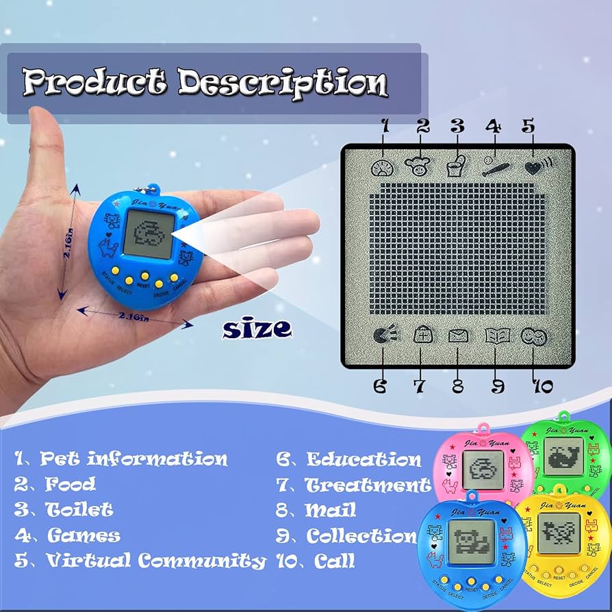 Amazon.co.jp: SAFSOU バーチャルペット 4点セット かわいい Amazon.co.jp: SAFSOU バーチャルペット 4点セット かわいい