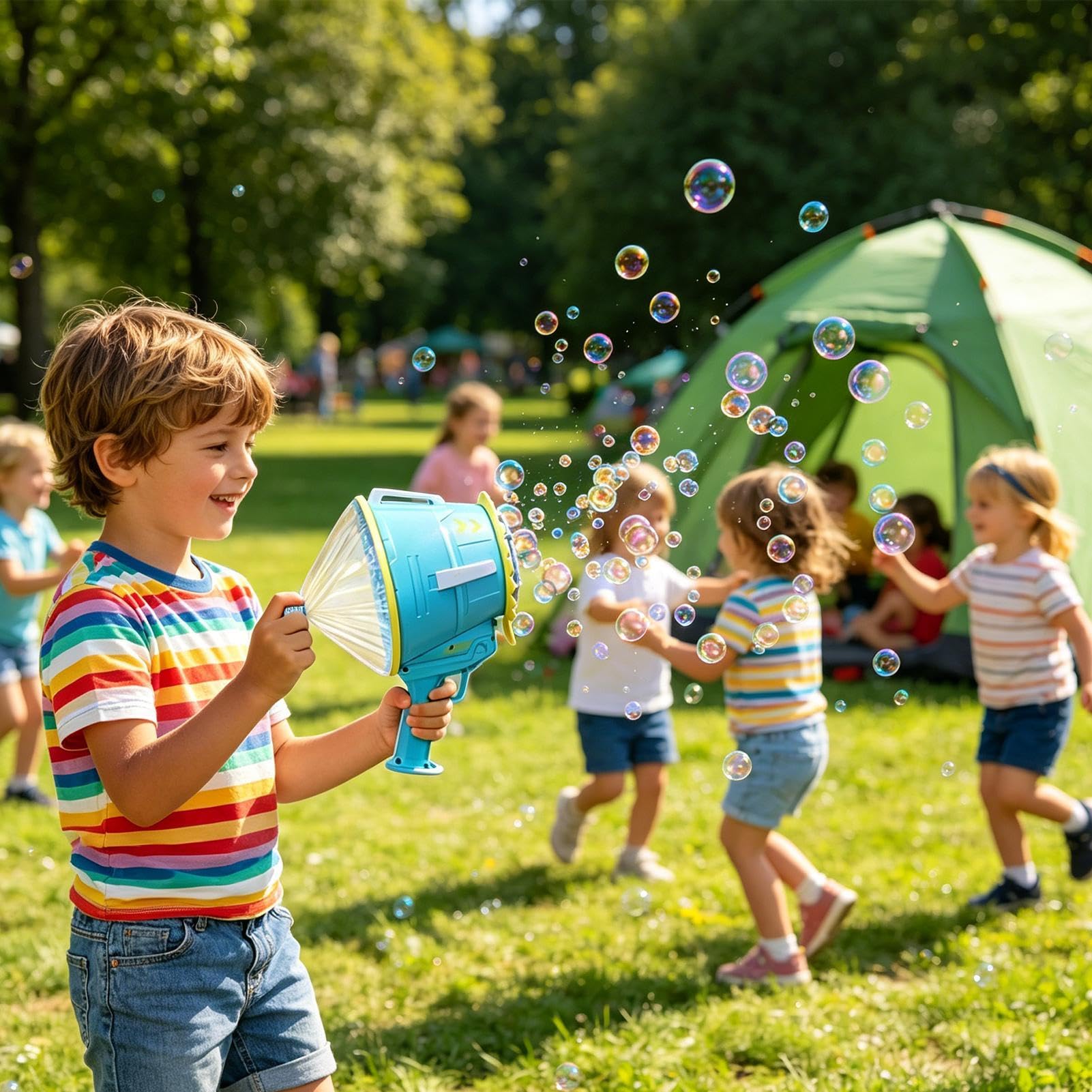 Seifenblasenmaschine Outdoor-Gartenspielzeug | Kinder Seifenblasen-Spielzeug Für Und Mädchen Kindergarten Geburtstag Feiertage Partys Hinterhof Garten Park Picknicks