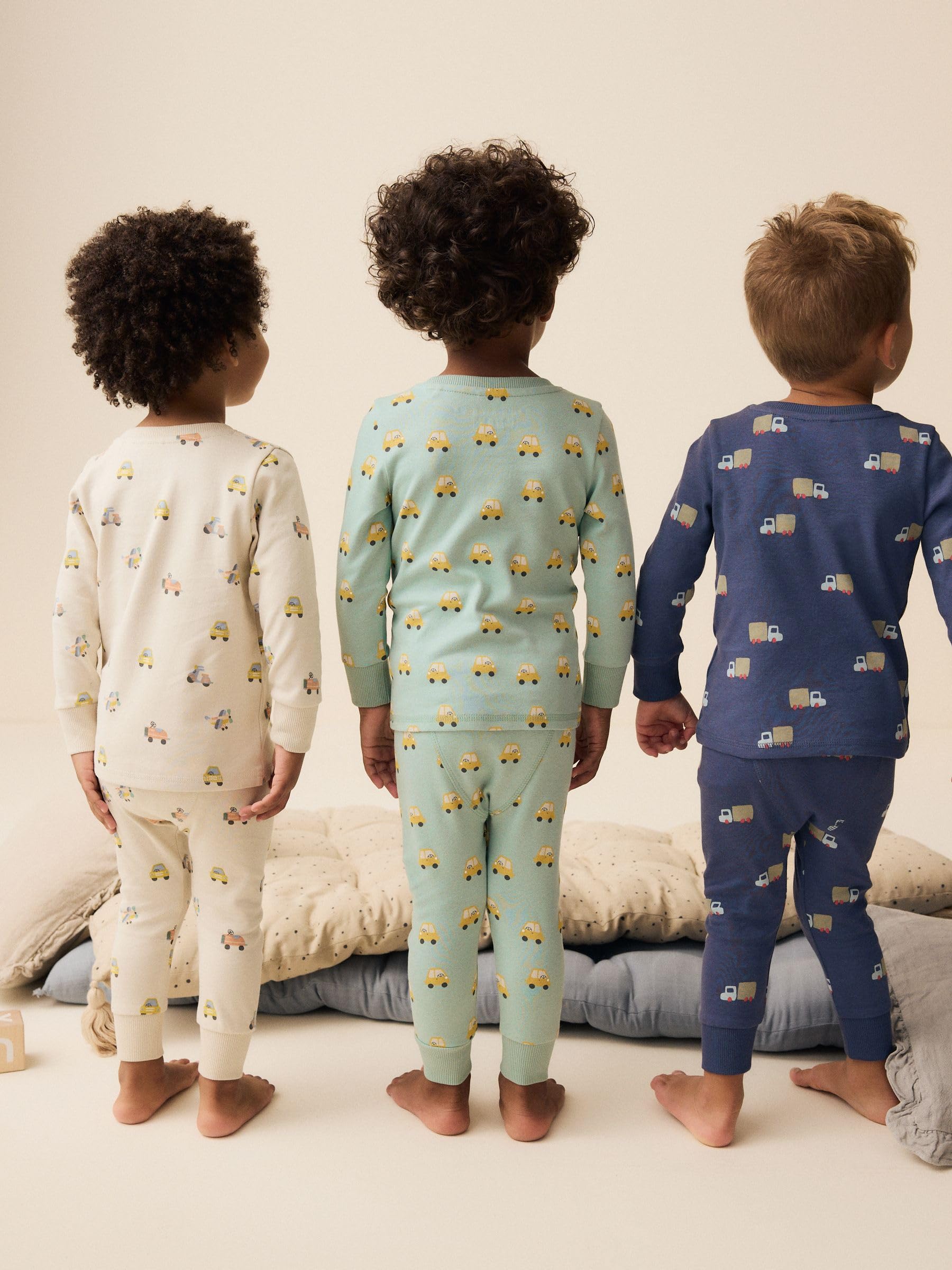 NEXT Garçon Pyjama Douillet, Lot de 3