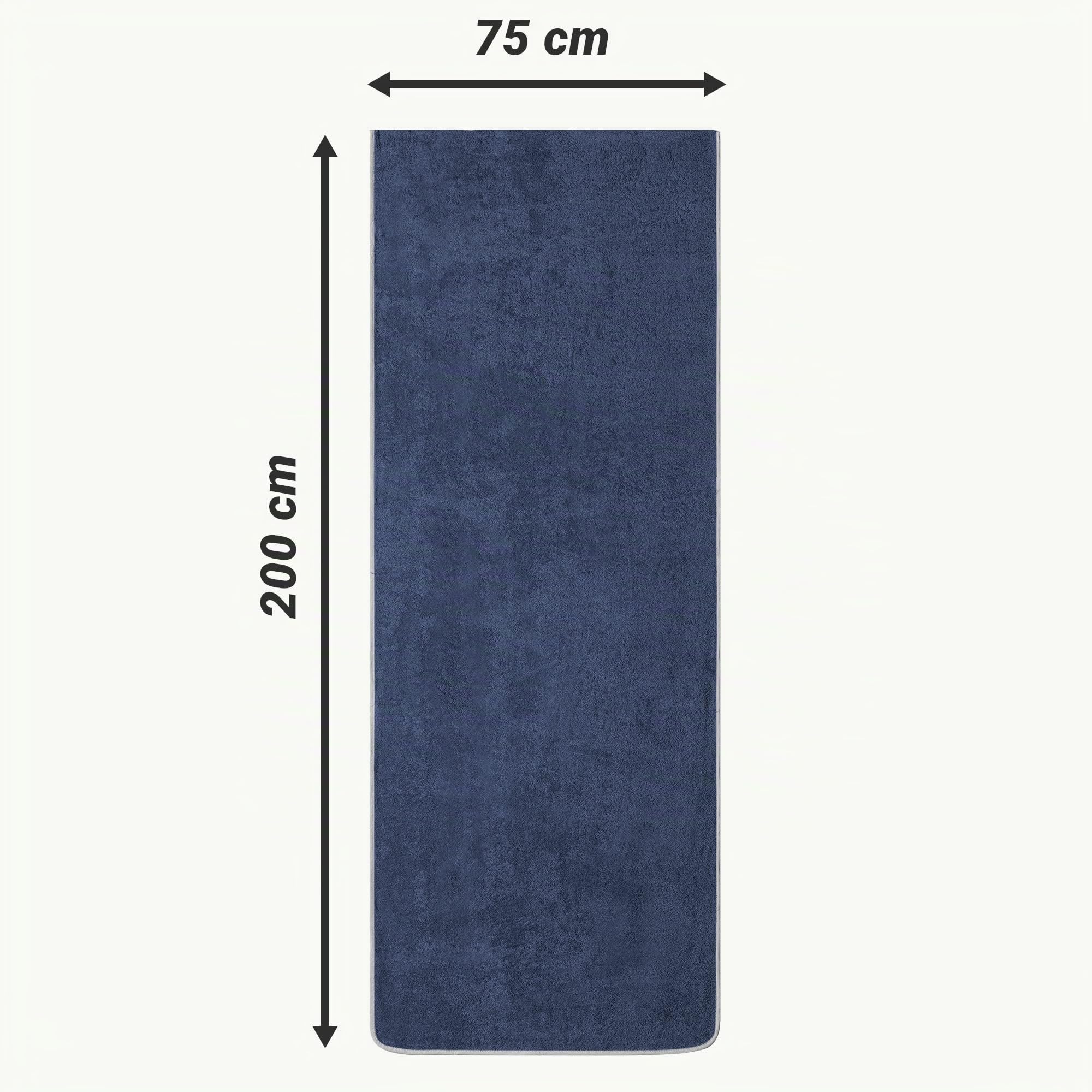 JEMIDI Copertura Sdraio Giardino - Rivestimento Lettino Prendisole Spiaggia Piscina - Copri Sdraio Esterno - Telo Mare XXL Spugna Moderno 80x200 cm