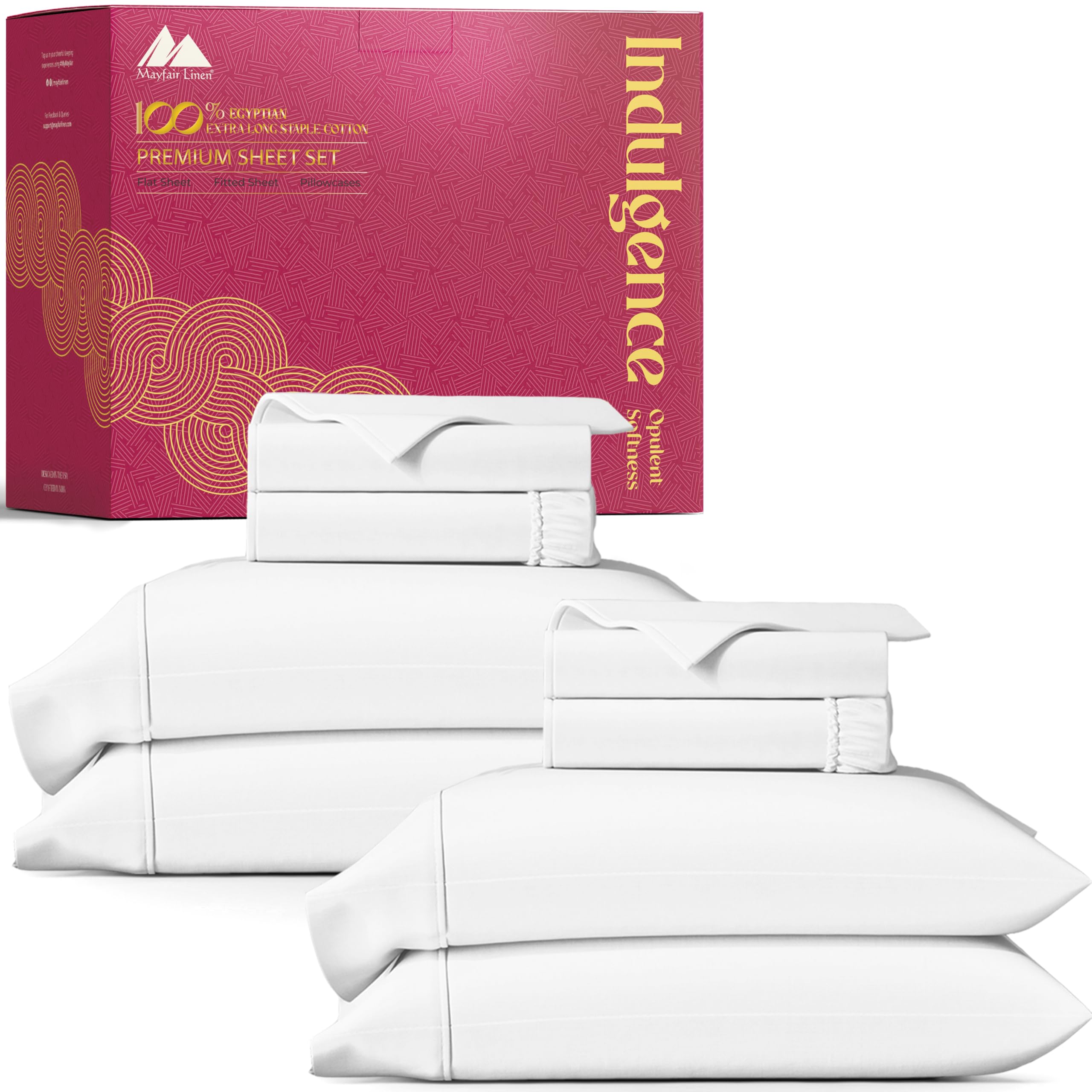 Mayfair Linen 100% Egyptian Cotton Sheets