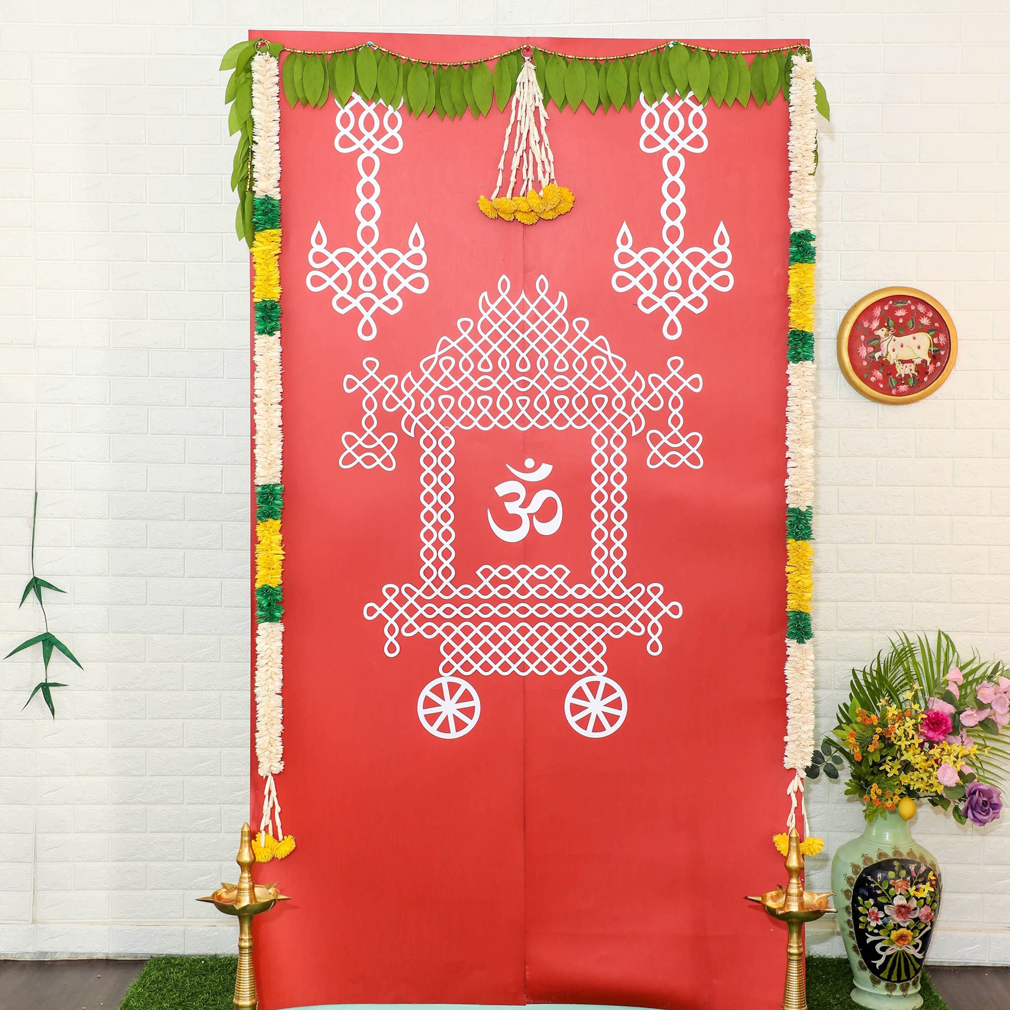 Buy Desi Favors White Ratham Muggu Cutout Varalakshmi Vratam Ganesha buy-desi-favors-white-ratham-muggu-cutout-varalakshmi-vratam-ganesha