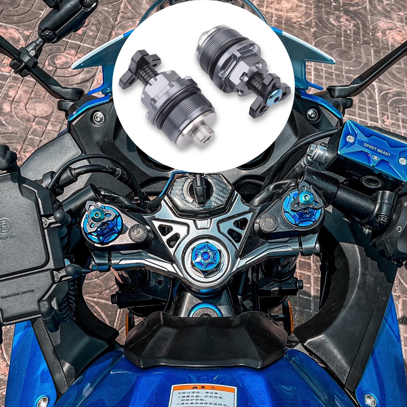 Amazon | バイク用 イニシャル アジャスター (左右1セット) 対応車種