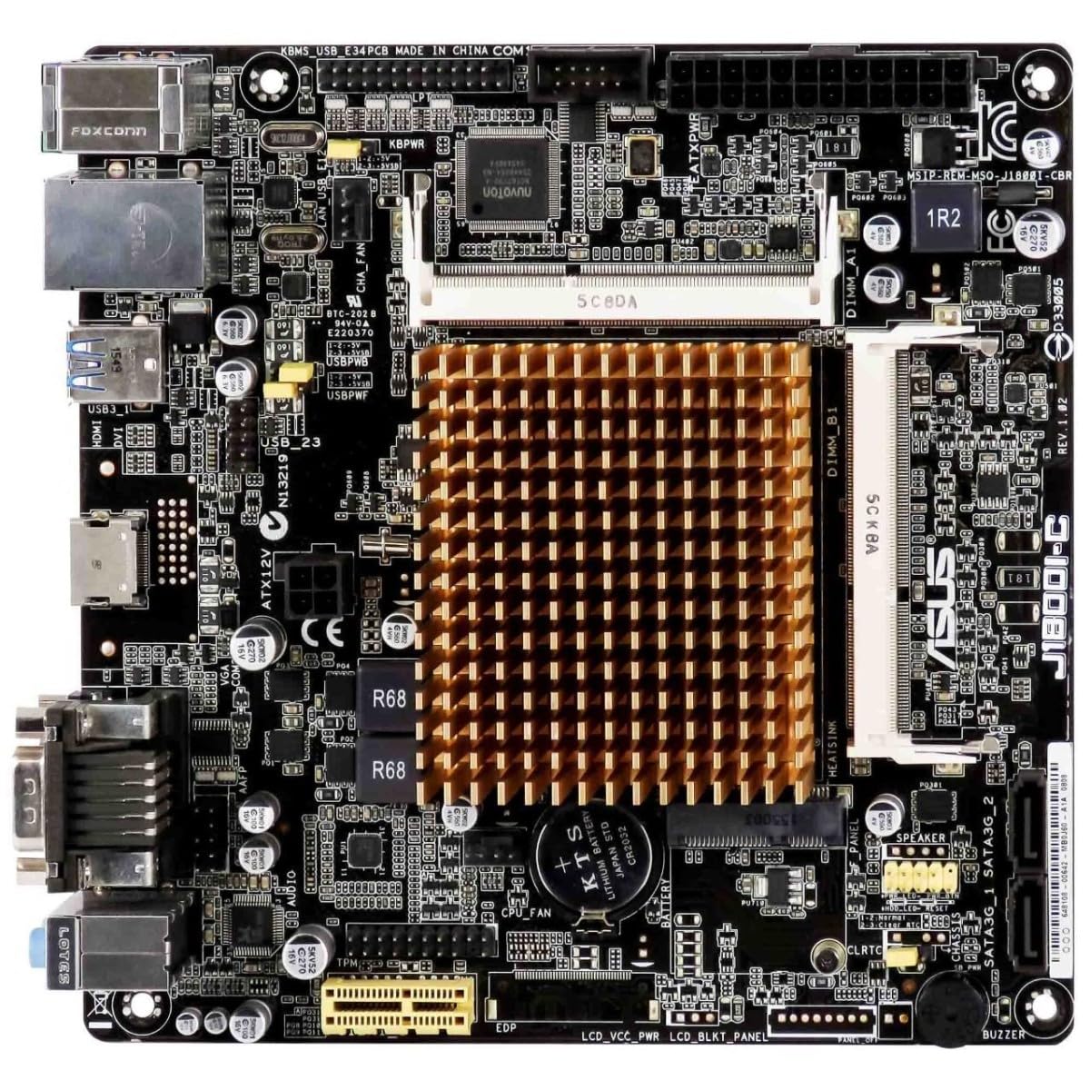 SIMPLETEK - Mini PC Assemblato SFF | Processore J1800 RAM 4GB SSD 120GB | Linux | 5x USB VGA HDMI PS2 RS232 LAN (Ricondizionato)