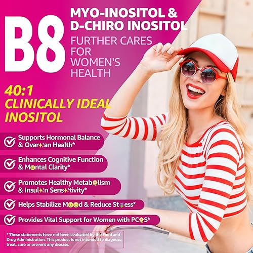 Miniatura 5 de Gomitas de inositol + omega-3 para mujeres  Mio-inositol y D-Chiro Inositol (401), Omega-3 DHAEPA (31)  Suplemento de inositol para el equilibrio