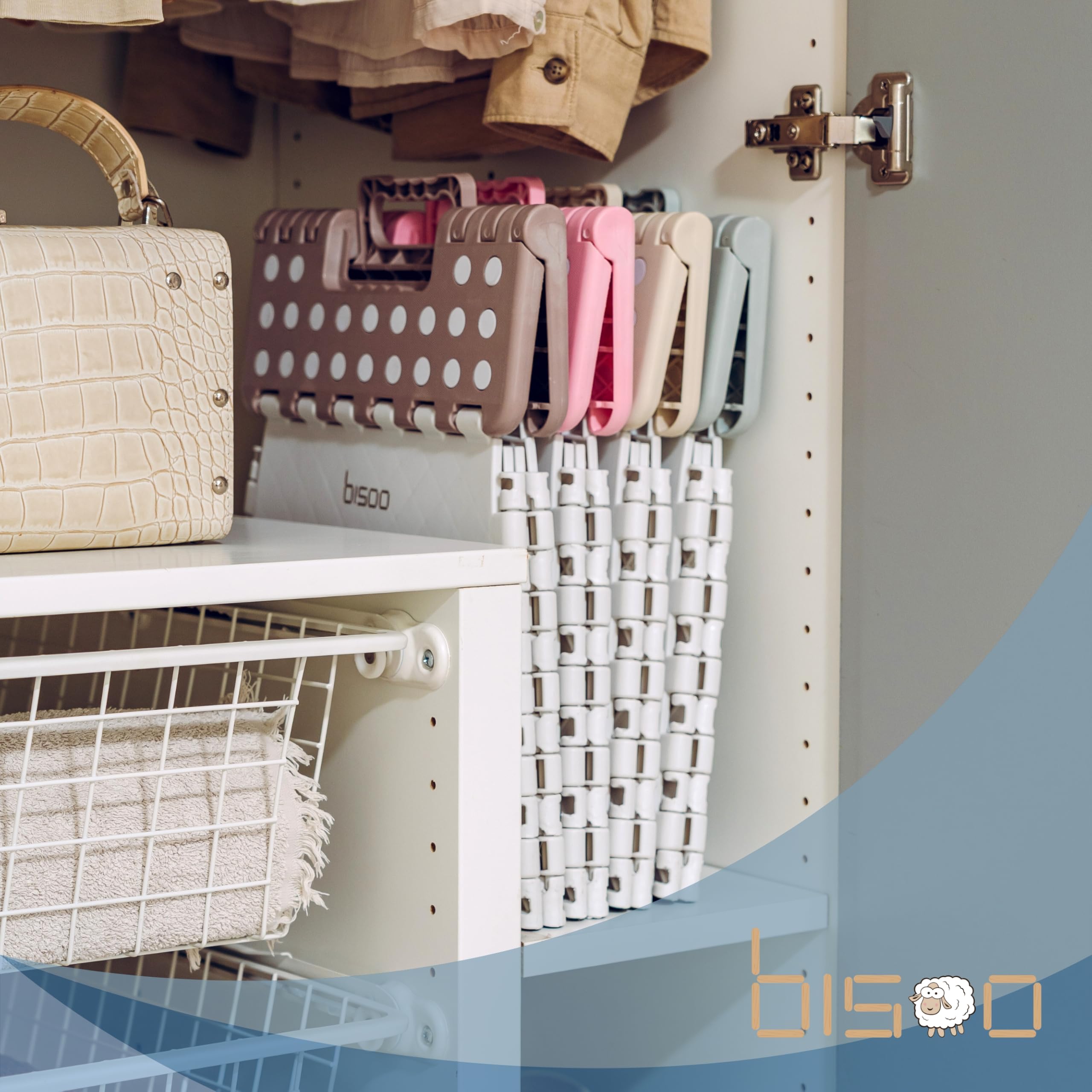 BISOO Sgabello Pieghevole Bambini Bagno Cucina Portatile Plastica 150kg Altezza 27 cm Moka
