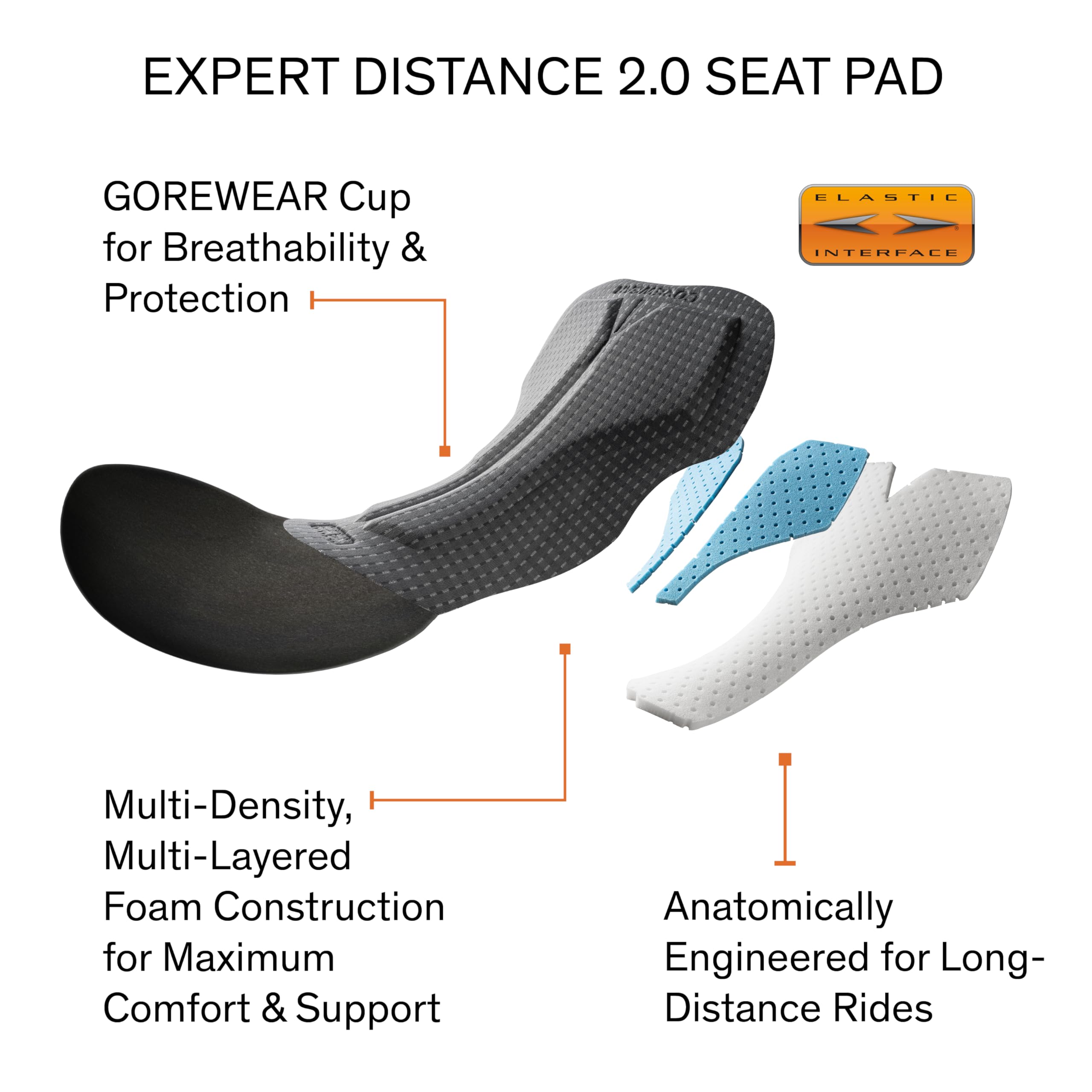 GORE WEAR Cuissard Court À Bretelles+ Distance 2.0 Femme - Cuissard - Classique - Femme