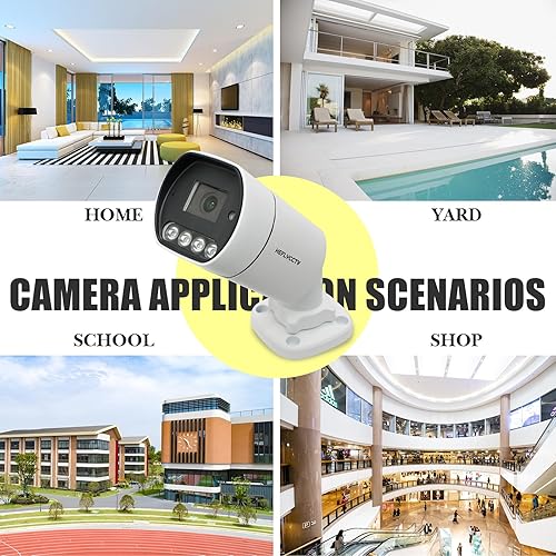 Miniatura 6 de Cámara de seguridad bala 1080 p 2MP 4 en 1 TVICVIAHDCVBS CCTV analógico cámaras de vigilancia con cable Lente de 0.110 in IP67 impermeable IR visión