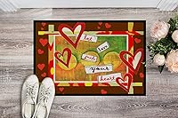 Vista 120 de Caroline's Treasures PJC1117JMAT - Felpudo para puerta delantera de 24 x 36 pulgadas, tapete antideslizante lavable de pelo bajo, 24 x 36 pulgadas