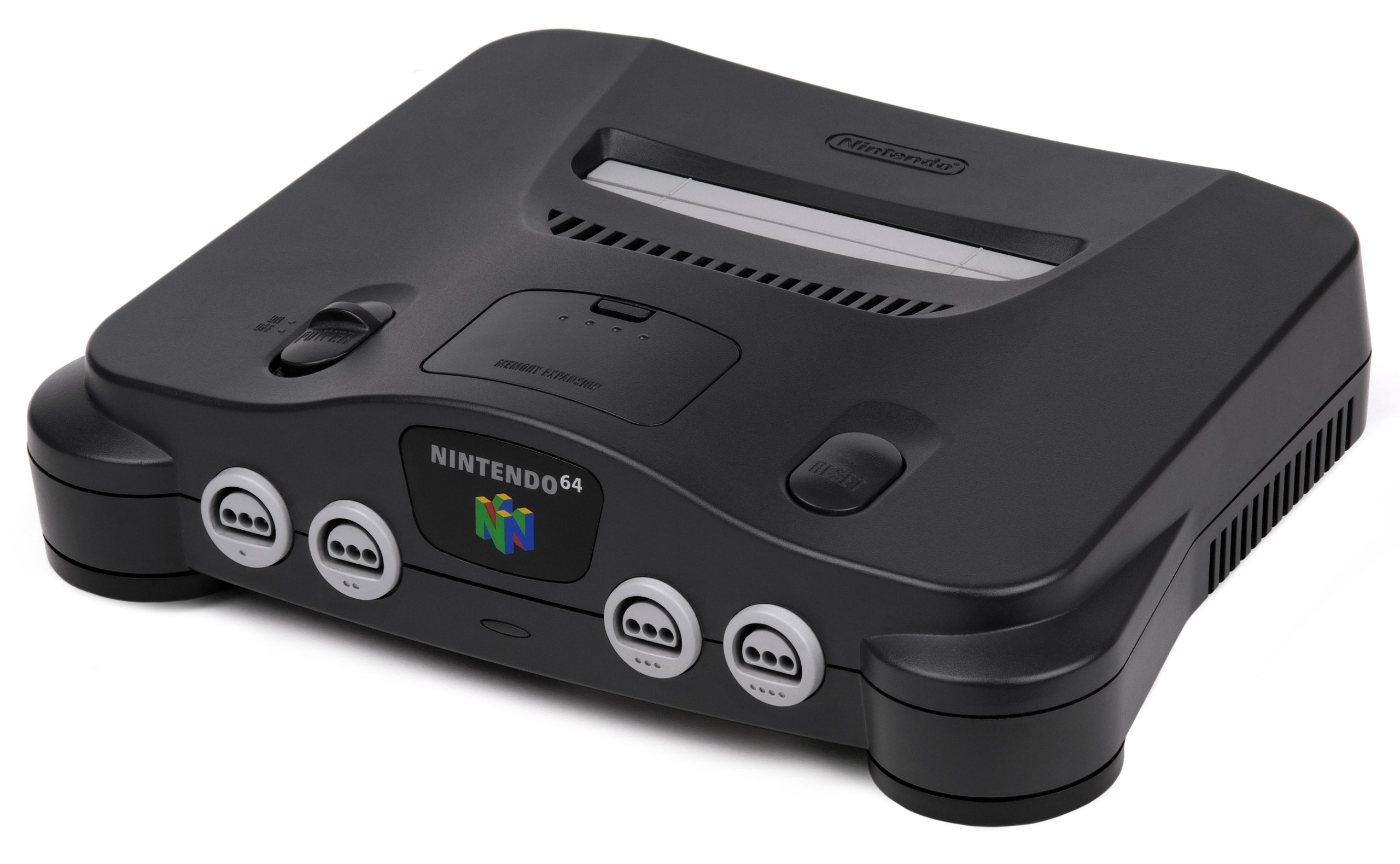 N64 Console with Controller and Mario