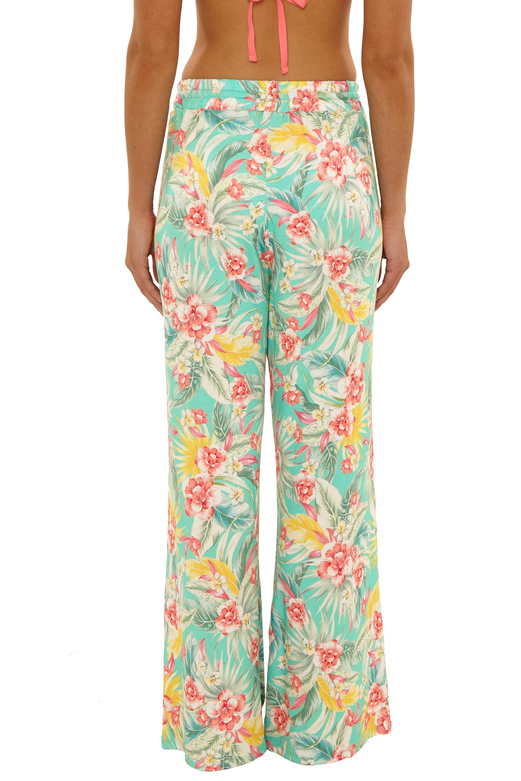 Salt Life Damen Biscayne Linda Pants, Casual, Wide Leg, Beach Cover Ups for Women Badebekleidung