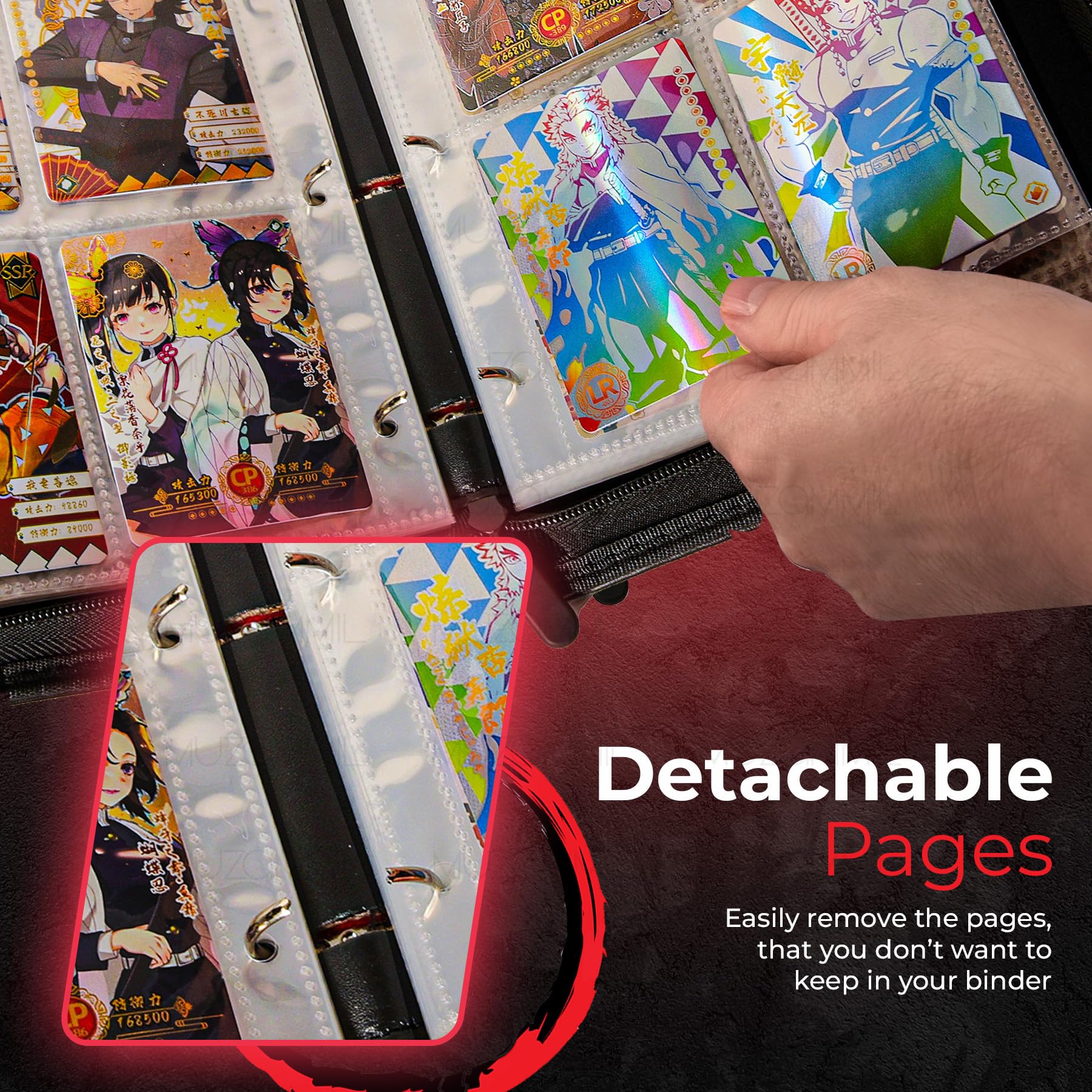 Card Binder for Demon Slayer Cards – Holds 400 Trading Cards Compatible  with All Trading Cards – TCG CCG Card Organizer Holder Album : Amazon.in:  Toys & Games