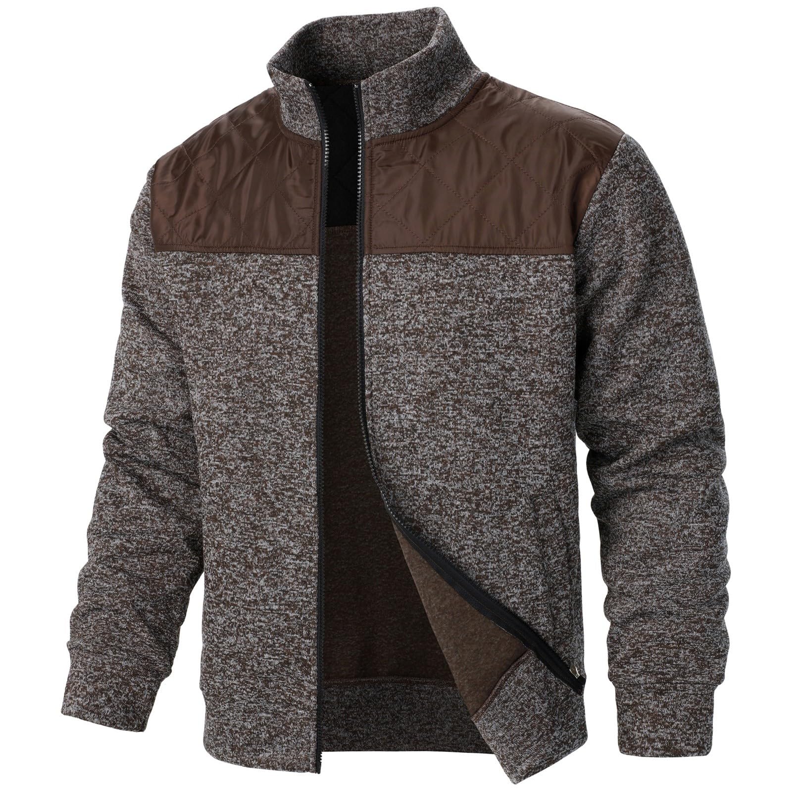 Chaqueta de punto para hombre que combate el frío extremo con estilo 5