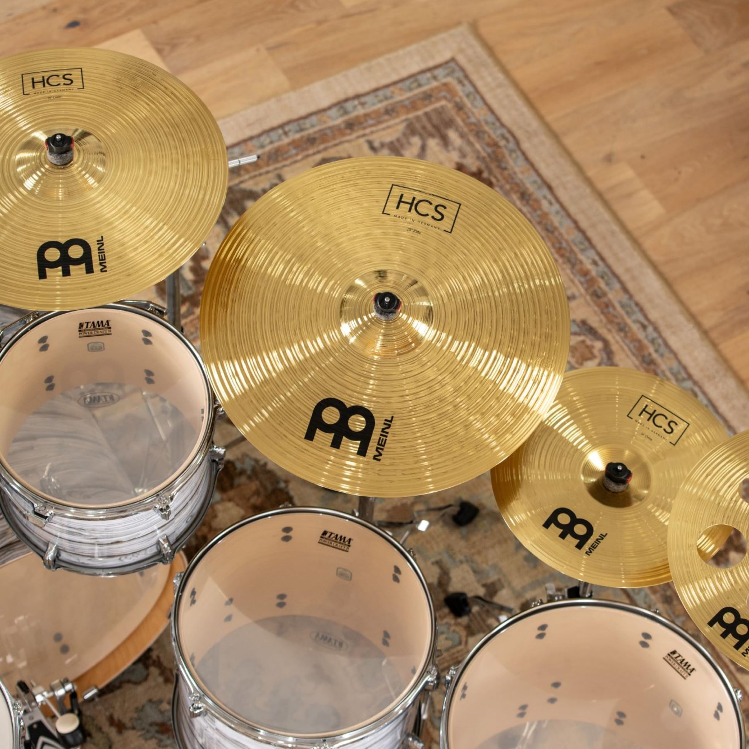 Meinl Cymbals HCS20R piatto Ride 20 pollici (50,8cm) Batteria Finitura Tradizionale Ottone Made in Germany
