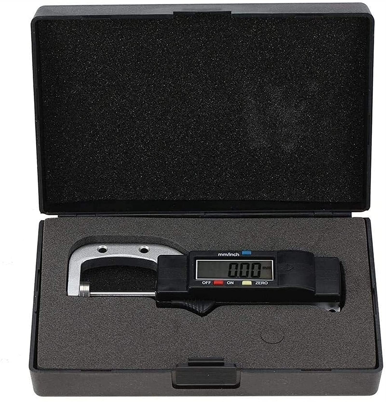 Gauge de Espesor, Tipo Horizontal Pantalla Digital Digital Calibrador Calibrador Herramienta de Medición 0-25mm