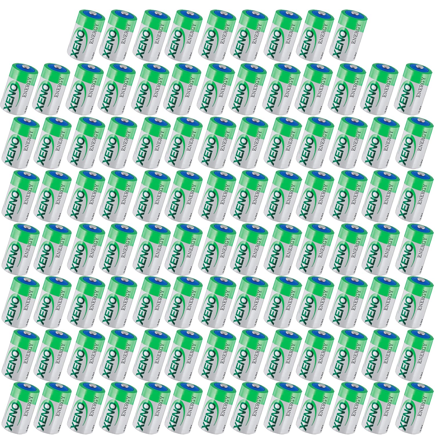 100Pcs 3 6V 1200mAh XL-050F 1 2 AA Li-ion Battery for XL-050F 1 2AA ER14250 Lithium Battery Replace