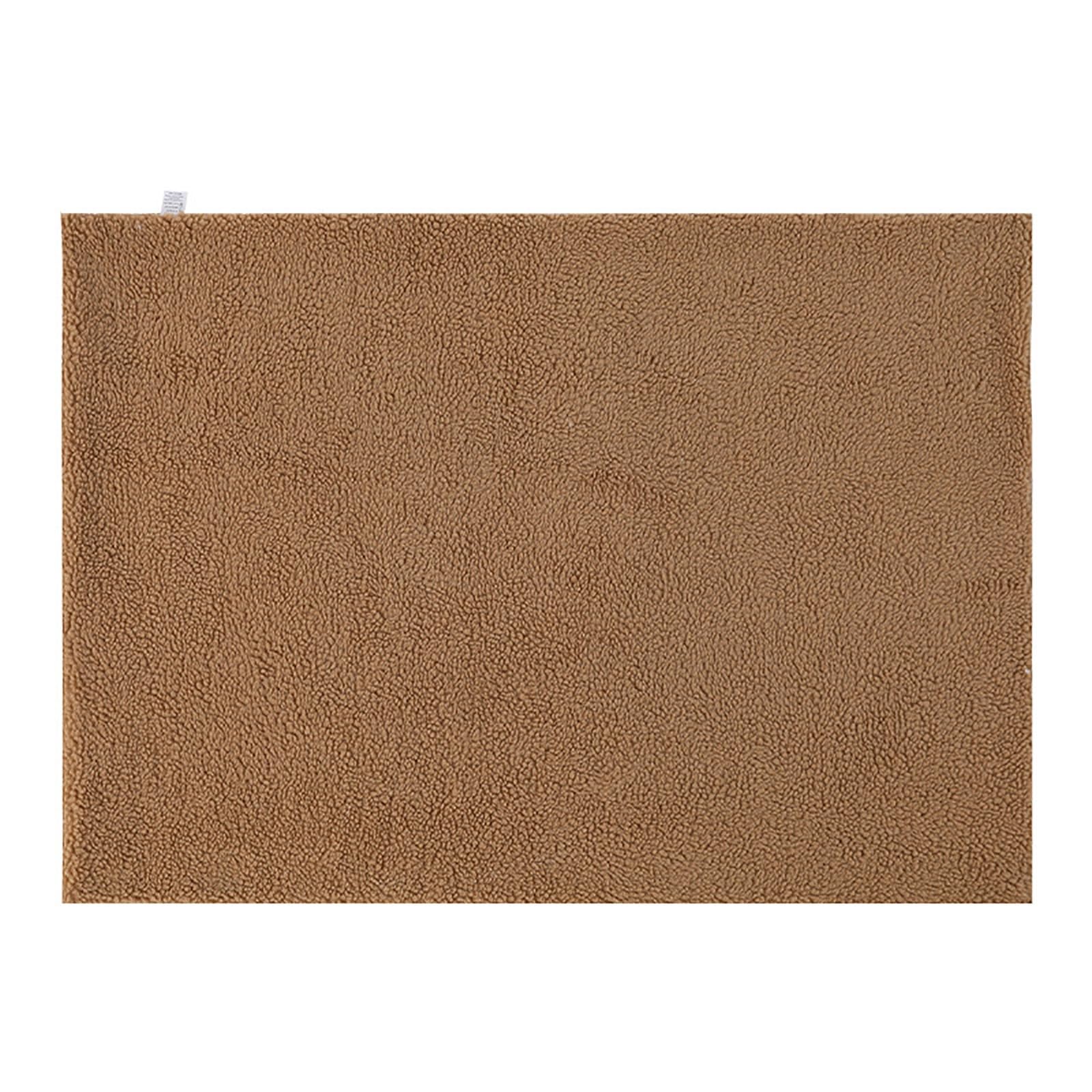 Haustiermatte, 2 Stück, selbstwärmende Haustiermatte for Hunde(Brown,Medium)