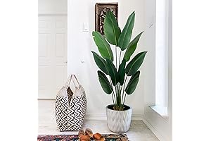 Artificial Banana Tree, 5Ft Fake Banana Leaf Plant