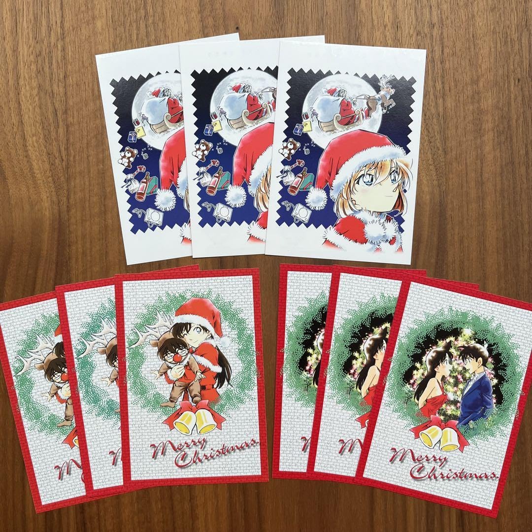 Amazon.co.jp: コナン クリスマス ポストカード 毛利蘭 灰原哀 工藤新