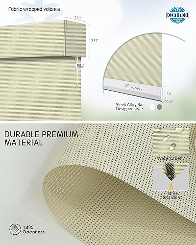 Miniatura 104 de Yoolax Persianas inteligentes, persianas enrollables motorizadas, persianas automáticas para ventanas, persianas motorizadas compatibles con Alexa