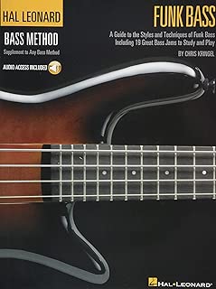 Funk Bass: A Guide to the Techniques and Philosophies of Funk Bass Book With Online Audio (Hal Leonard Funk Bass Method) - coolthings.us