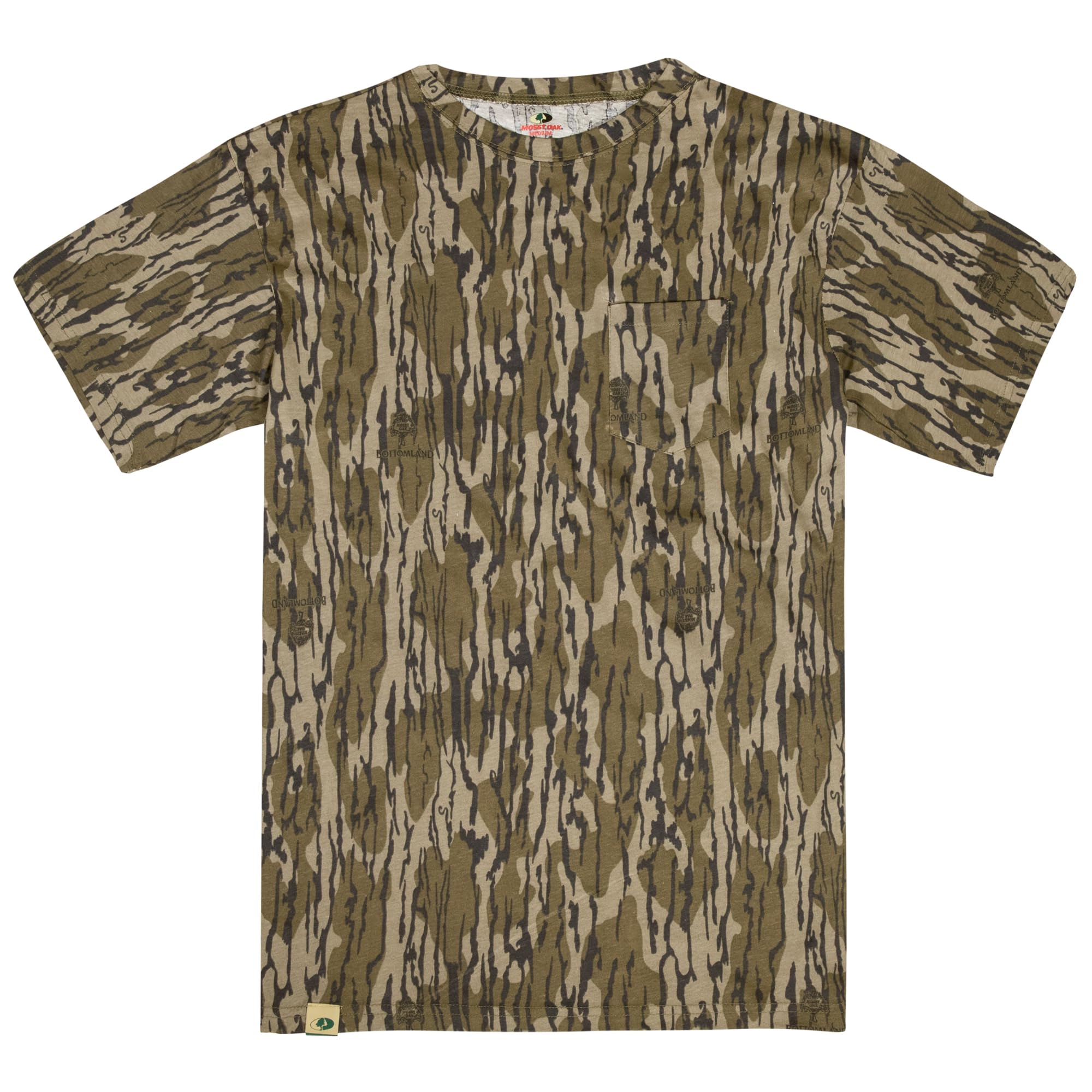 Short Sleeve Cotton Mens Camo Hunting Shirt
