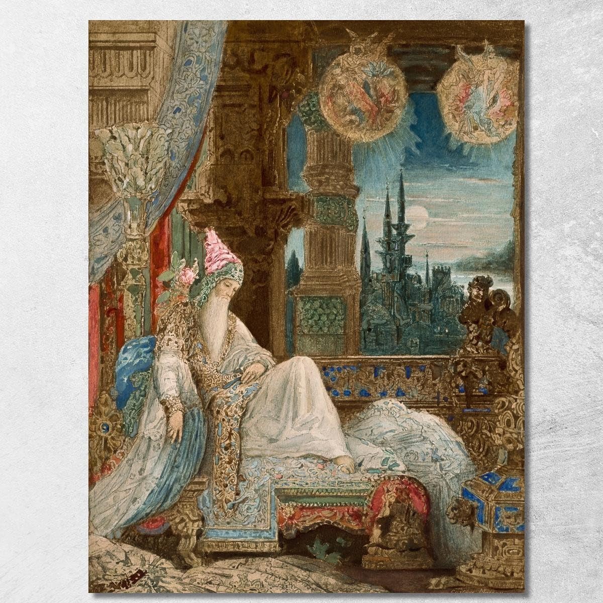 Toile Fine Art Le rêve d'un habitant du Mogul une œuvre d'art chez vous