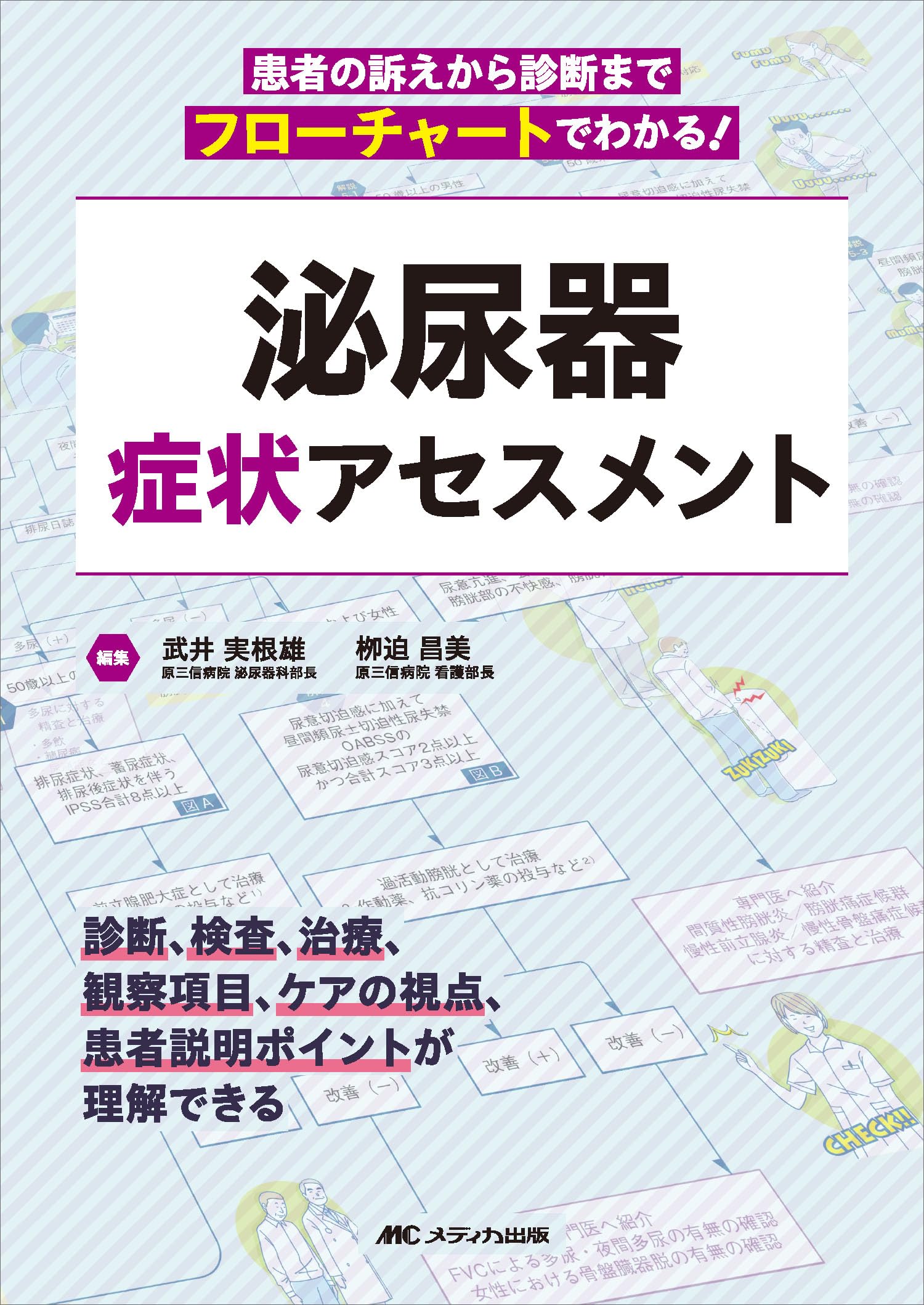 泌尿器 症状アセスメント：患者の訴えから診断までフローチャートで