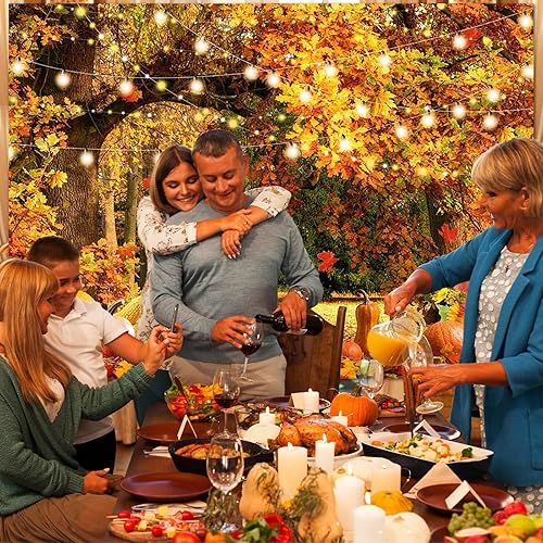 Miniatura 2 de Avezano Telón de fondo de otoño para fotografía, bosque, hojas de arce, paisaje, día de Acción de Gracias, fondo fotográfico para niños, retratos,