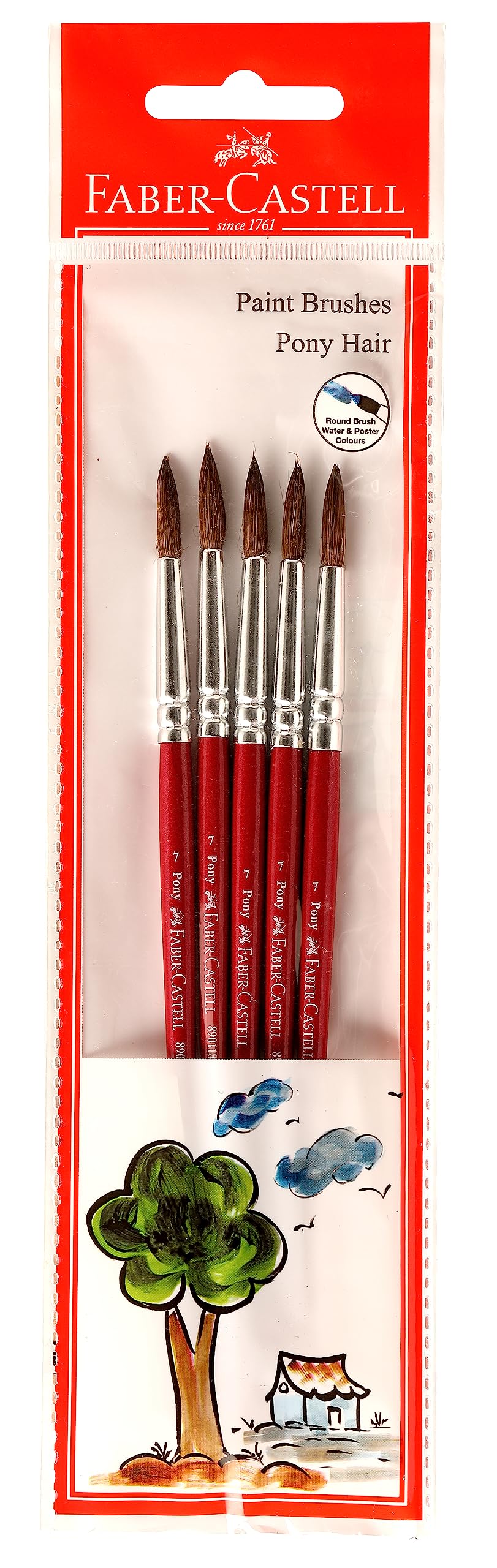 Faber-Castell Paint Brush - Pony Hair Round Size 7 PU-5