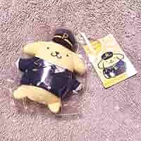 ポムポムプリンカフェ限定　サンタさんぬいぐるみボールチェーン ポムポムプリンカフェ限定 サンタさんぬいぐるみボールチェーン