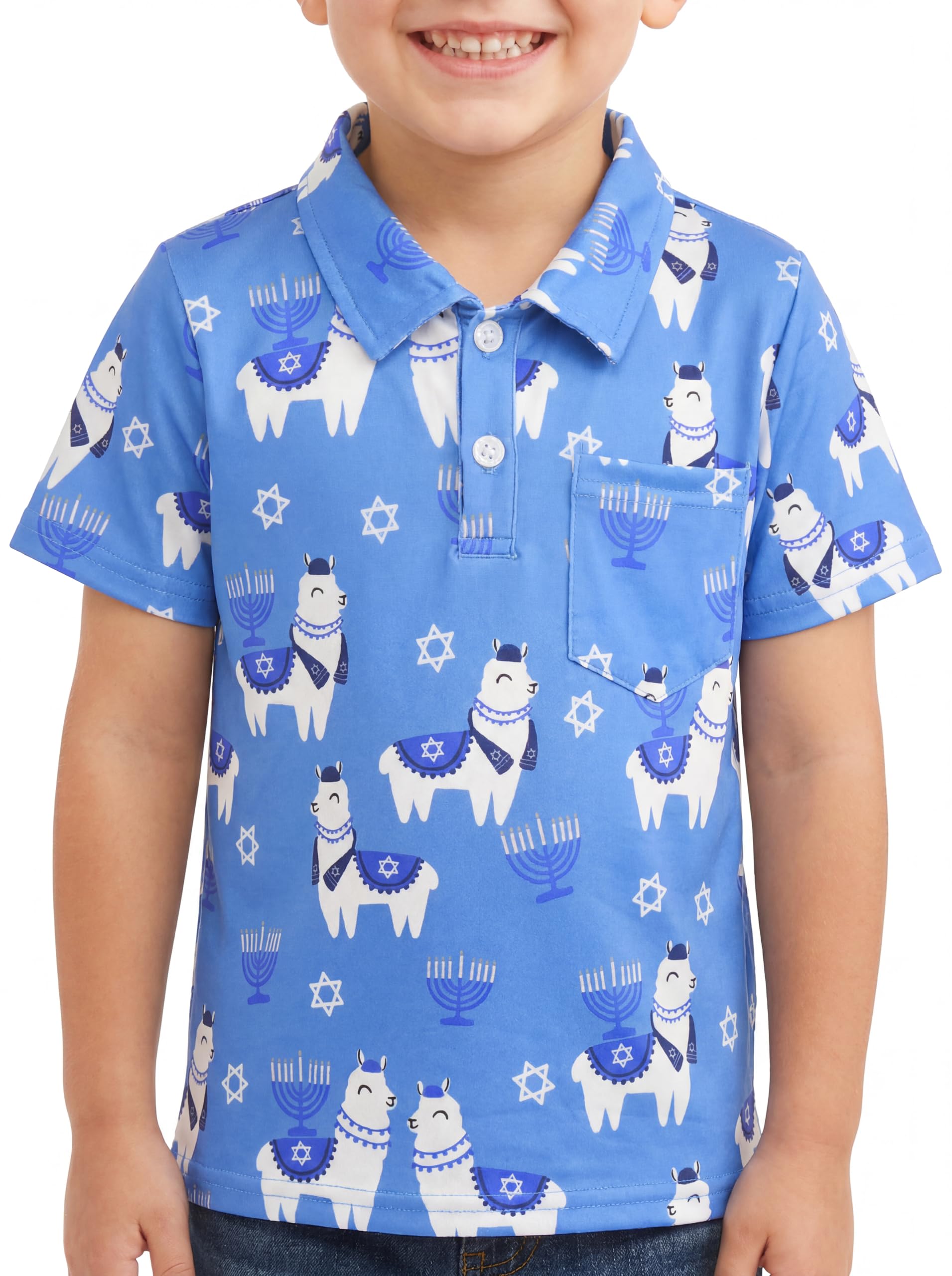 Unique Baby Moisture Wicking Kids Polo Shirts for Toddler Boys Polo Shirt