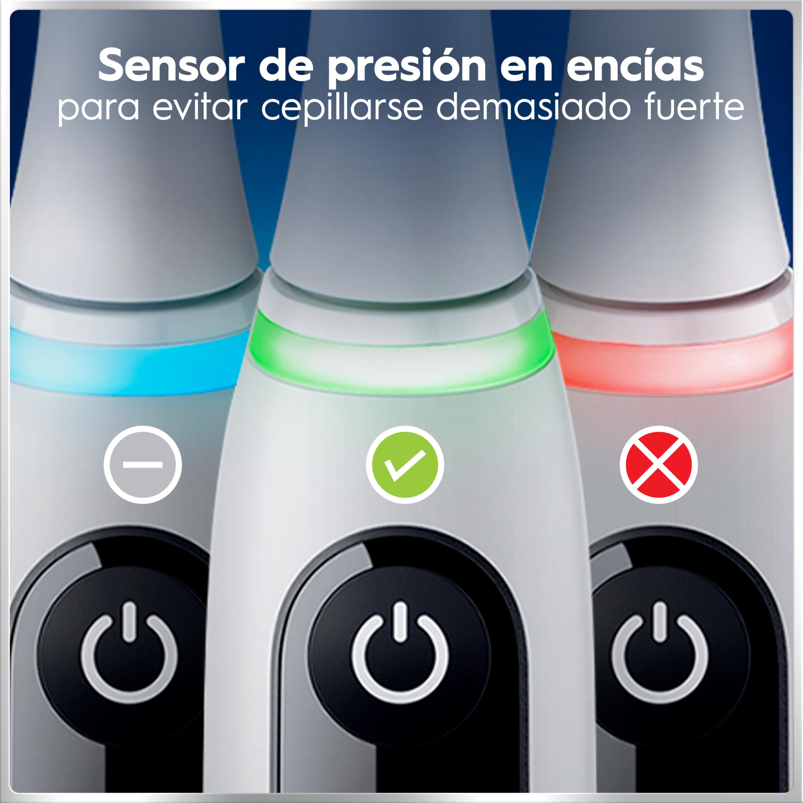 Oral-B iO 6 Cepillo De Dientes Eléctrico Gris Con Mango Recargable, 3 Cabezales y 1 Estuche De Viaje, 5 Modos De Cepillado Con Blanqueamiento Dental, Sensor De Presión, Diseñado Por Braun