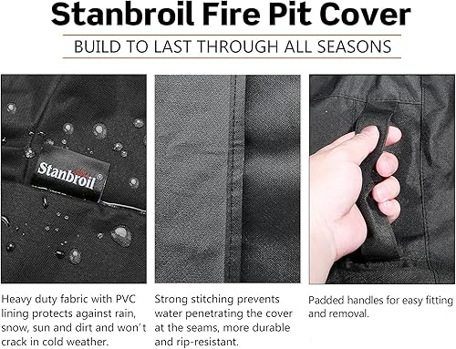 Miniatura 3 de Stanbroil cobertor redondo completo para hoguera., 36"