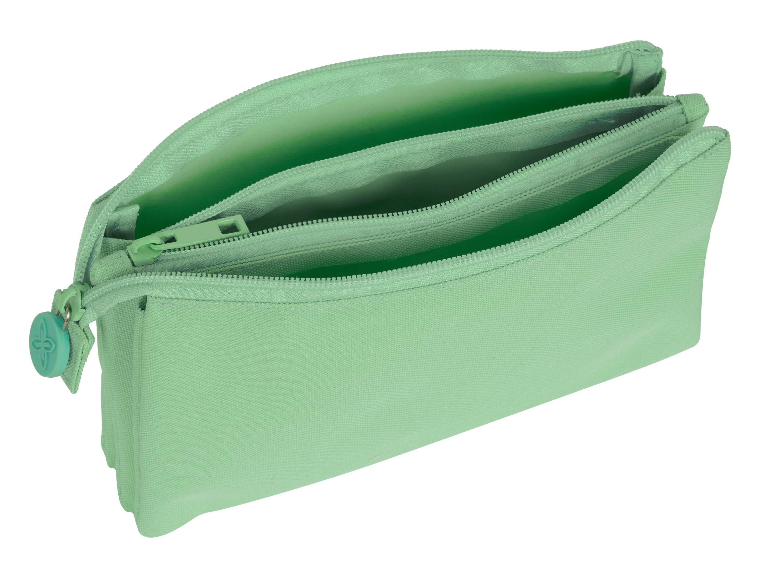 Safta Munich Pistachio, Triple Pencil Case, Children's Pencil Case, Ideal for School Age Children Comfortable and Versatile - Image 3