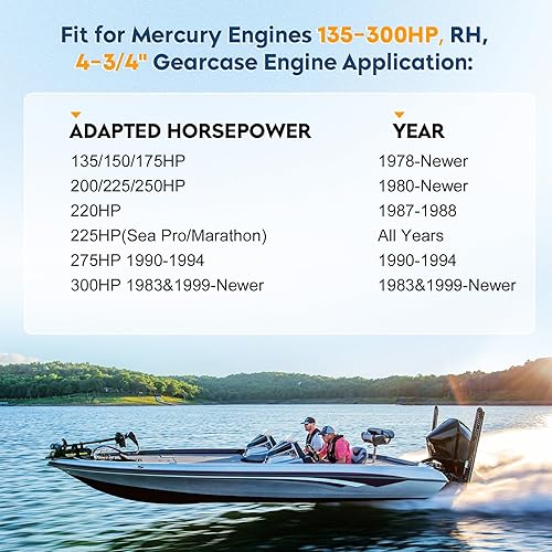 Miniatura 3 de Hélice fuera de borda para barco 14 12x19, 14.25x21, 14x19, 13 14x17, 13 34x15, 14x13, 13.4x15, 10 38 x13, 9x9 apto para motores Mercury 6-300HP, 4