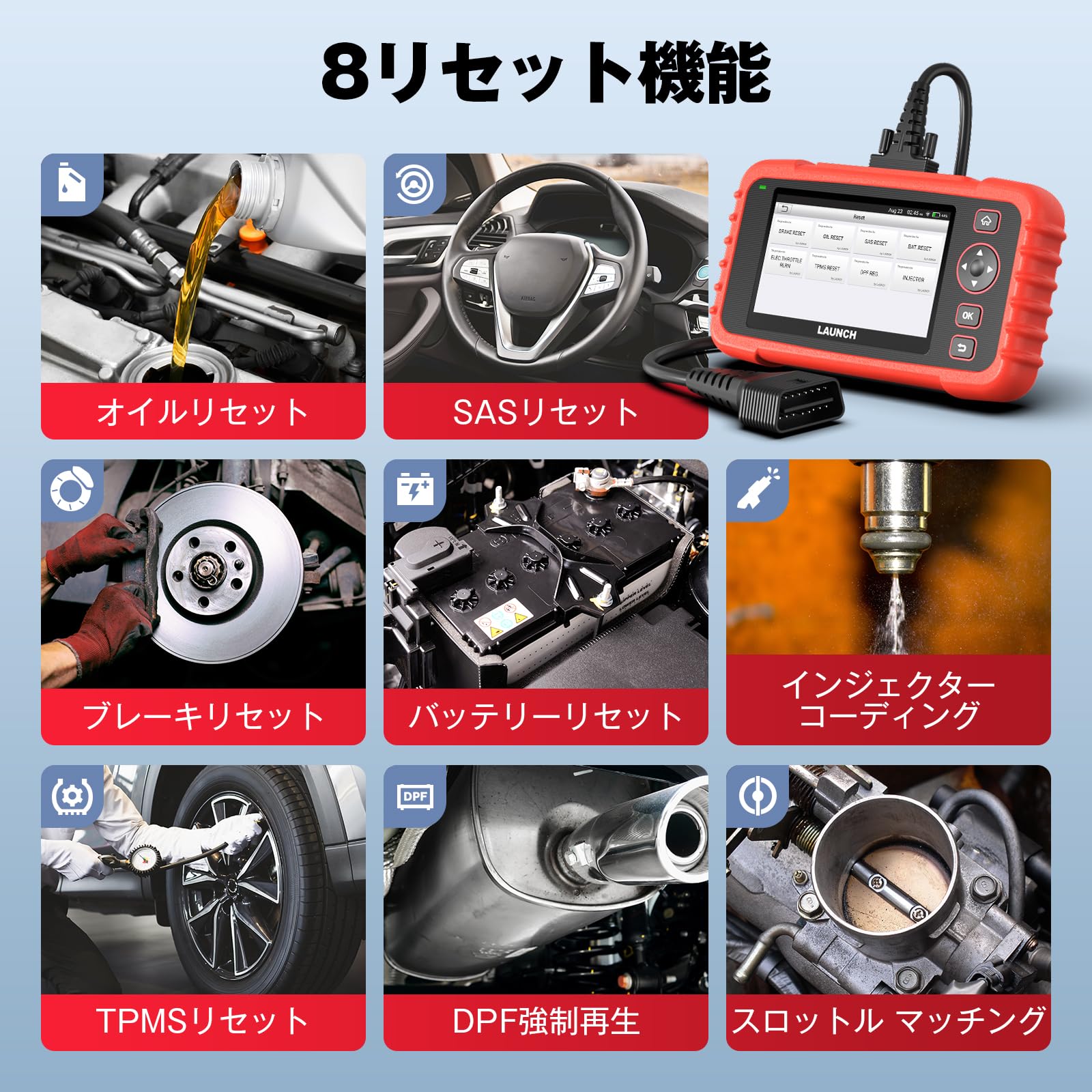 Amazon.co.jp: LAUNCH CRP129X Plus obd2 診断機 車 日本語 故障診断機 