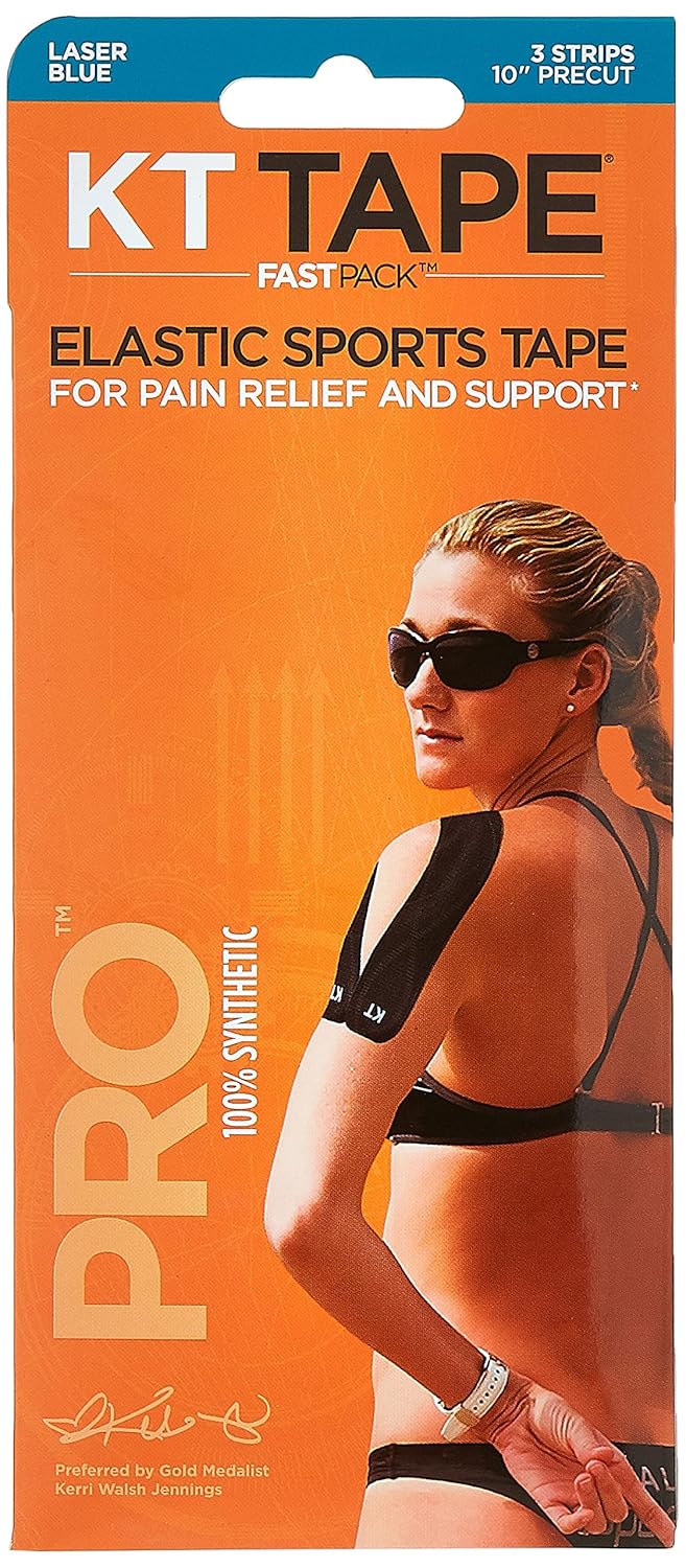 Kt Tape Elastic Sports Tape Pro, Precut, 3 Strp, Blue Amazon.in Health & Personal Care