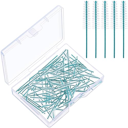 Cowwell Cepillo interdental, púas dentales suaves, hilo dental, cepillo interdental entre cepillos interdentales, repuestos blancos para limpieza de