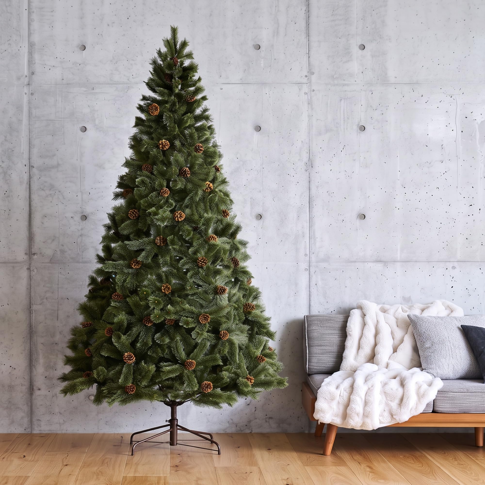 Amazon.co.jp: Baldur クリスマスツリー 240cm ヌードツリー 高級 高
