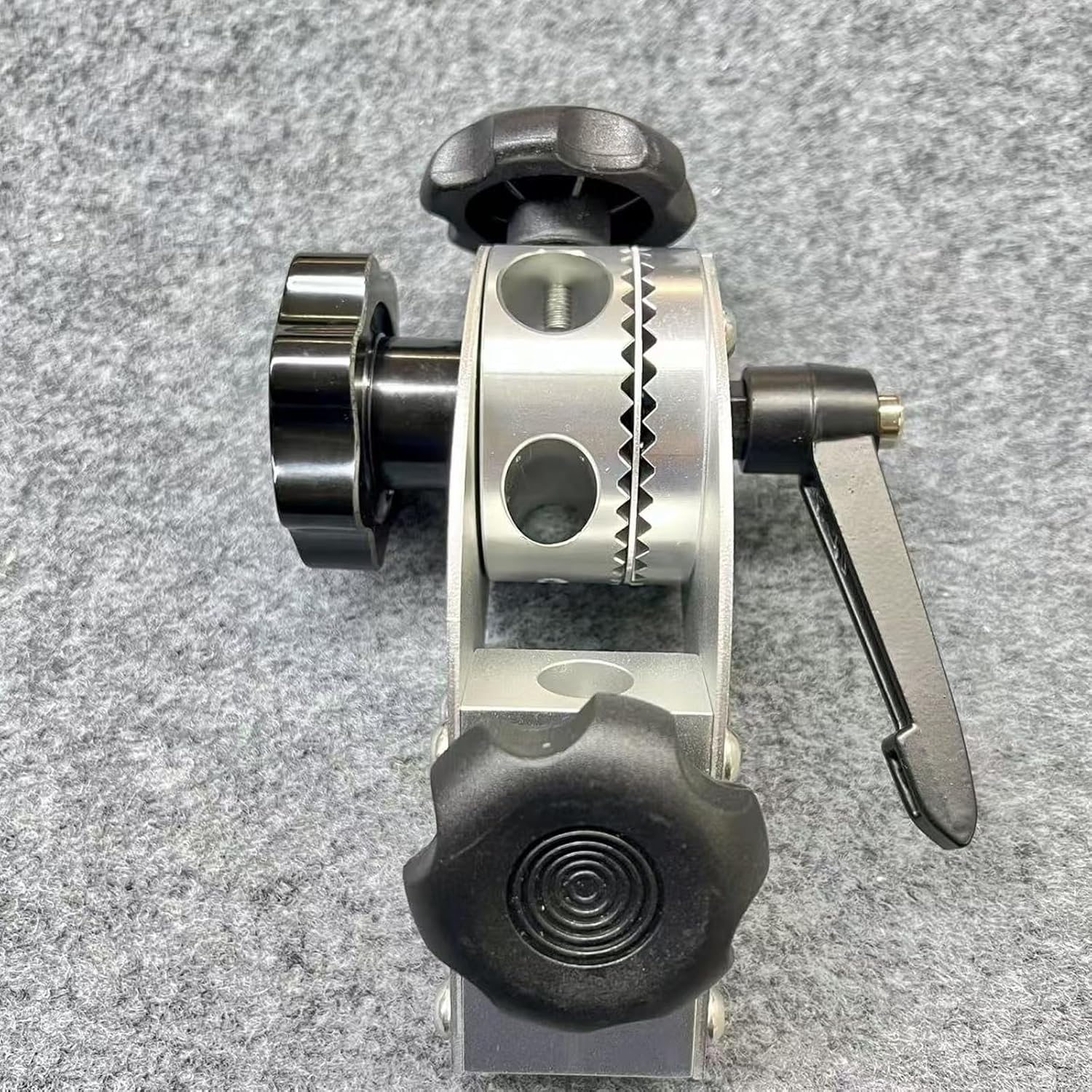 Heavy Duty Stainless Steel Stand Grip Head, 16.3mm and 19.3mm Dual Hole Mounting Universal Clip