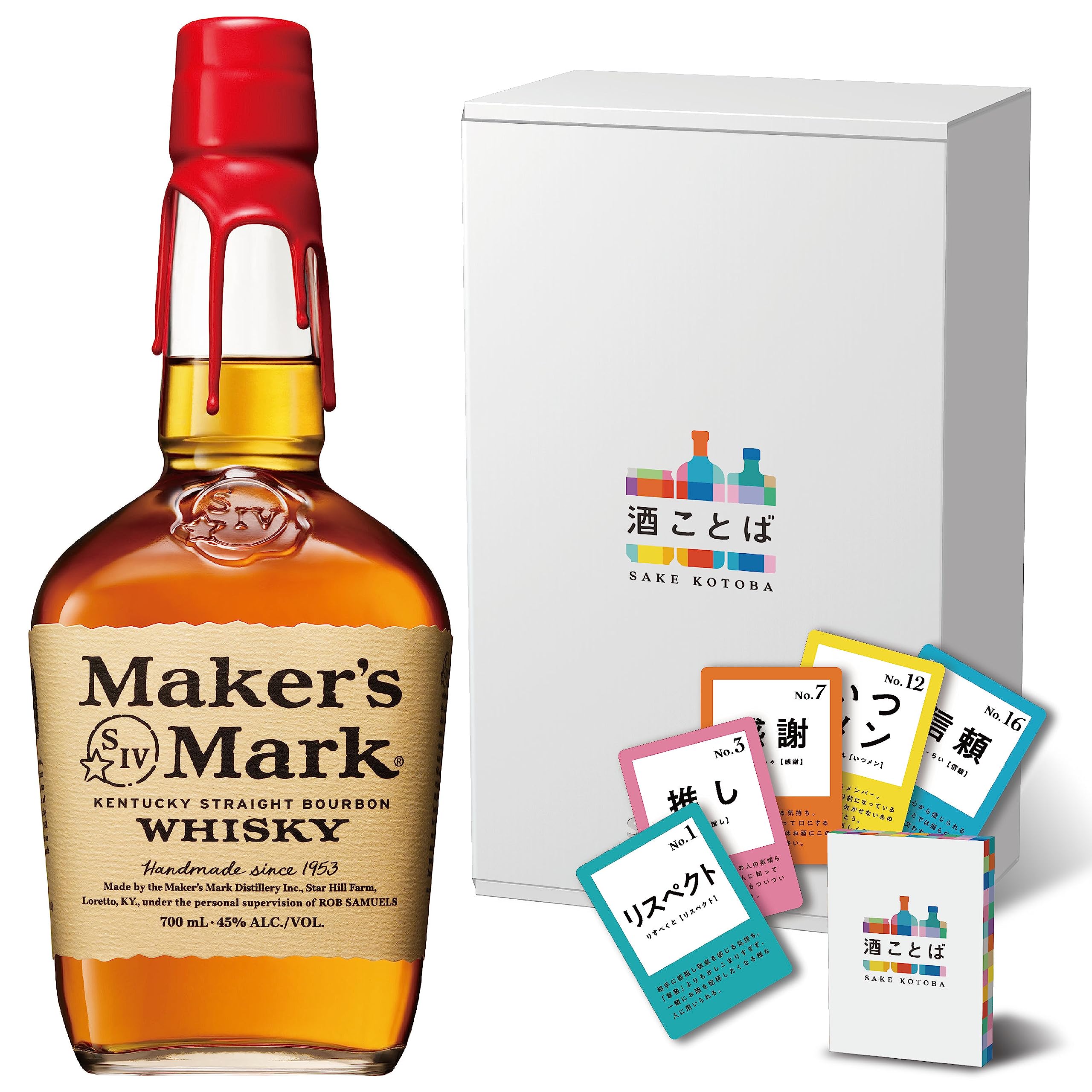 Amazon.co.jp: 【酒ことばギフト】 バーボンウイスキー メーカーズ