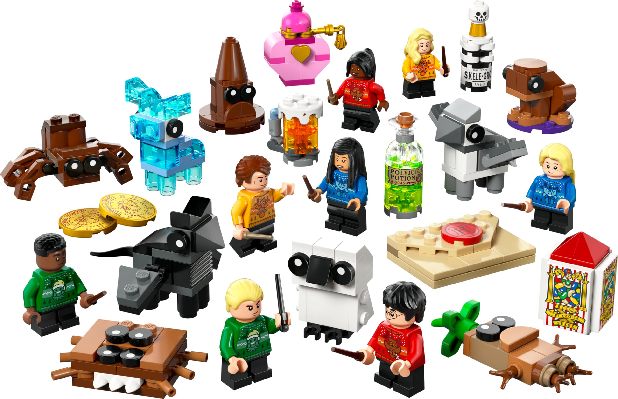 LEGO Harry Potter Le Calendrier de l’Avent 2025 - Jeu pour Garçon ou Fille 7 Ans - Compte à Rebours Avant Noël avec 24 Surprises - 8 Minifigurines en Tenue Festive & Mini Constructions - Cadeau 76456
