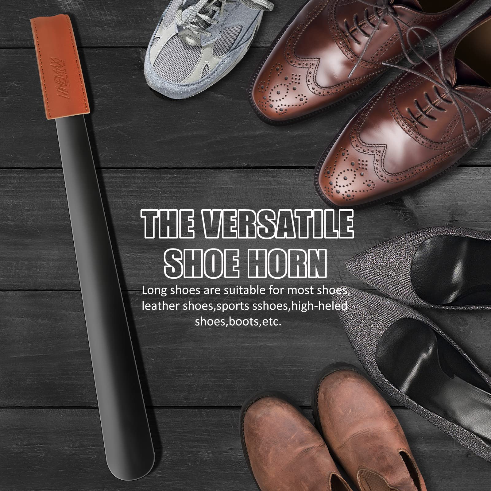 Boot Horn Snapklik.com : NINEMAX Shoe Horn Long Handle For Seniors - Metal, 16.5 ...
