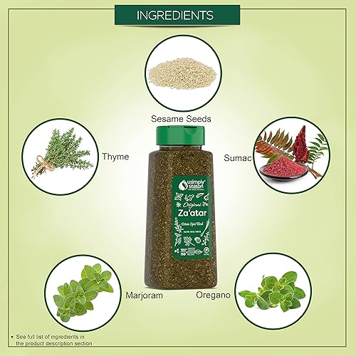 Miniatura 4 de USimplySeason Zaatar Spice condimento original 8 onzas
