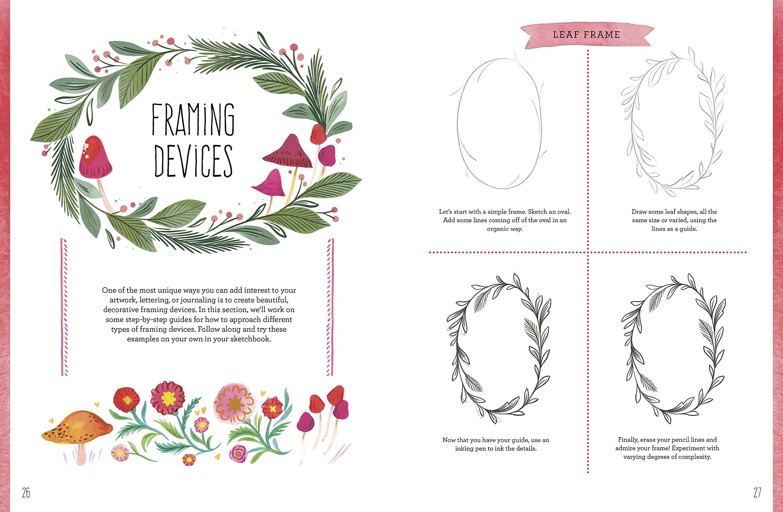 Lovely Lettering Kit: Learn to hand-letter and illustrate your favorite quotes • Includes: 64-page project book, 32-page sketchbook, drawing pencil, 10 markers