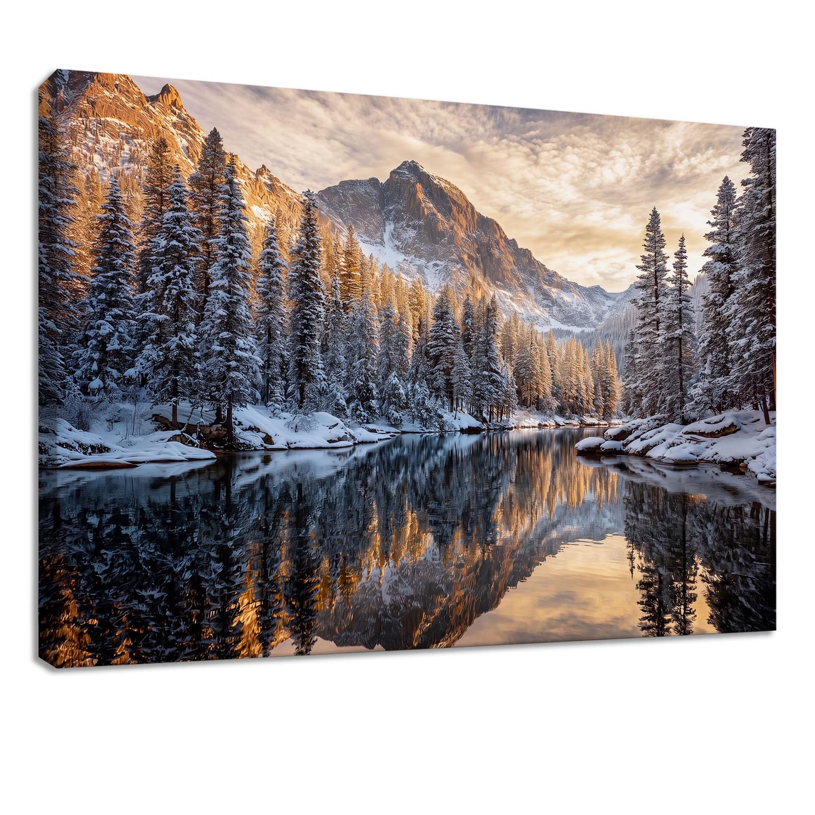 Naturalny krajobraz Mały obraz Dekoracja ścienna, Wielokolorowy, 90 x 60 cm